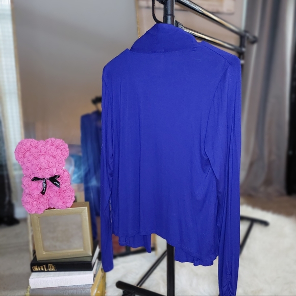 Women BOLD elements light cardigan BLUE SZ.Small - Picture 2 of 3